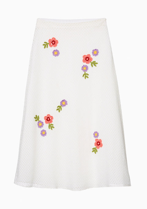 Cherry Blossom Flower Patch Skirt - Lyn around VN